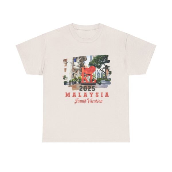 Family Vacation Malaysia 2025 Unisex Heavy Cotton Tee - Image 12