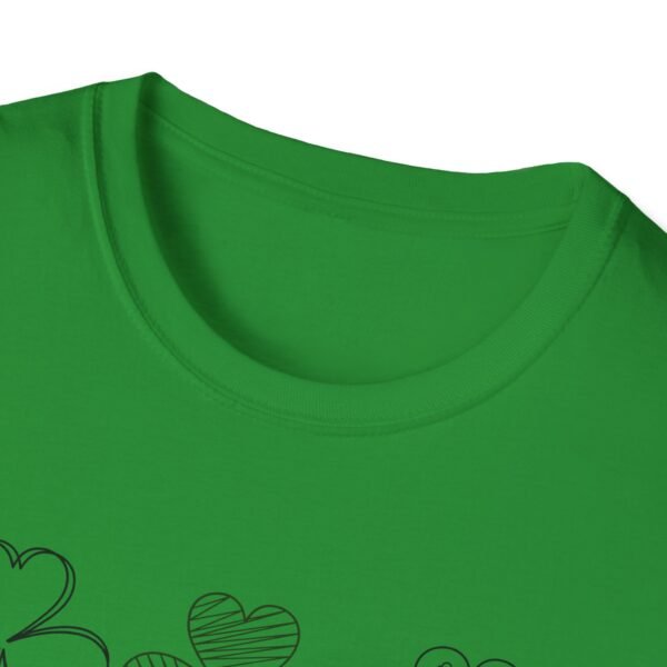 Lucky Clover Unisex Softstyle T-Shirt - Perfect for St. Patrick's Day, Gift for Friends, Everyday Wear, Casual Style, Eco-Friendly Fashion - Image 11