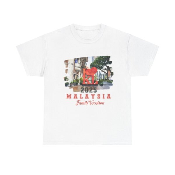 Family Vacation Malaysia 2025 Unisex Heavy Cotton Tee - Image 2