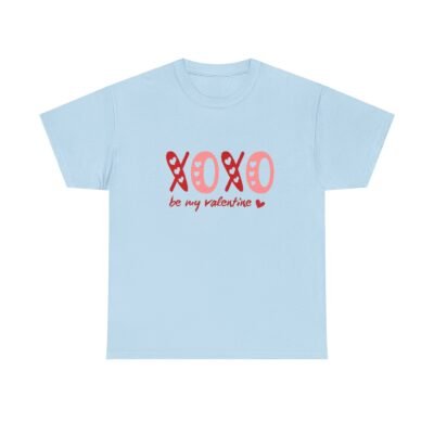 Valentine's Day Unisex Heavy Cotton Tee - 'XOXO Be My Valentine' - Image 19