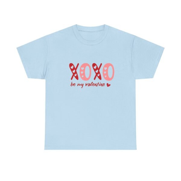 Valentine's Day Unisex Heavy Cotton Tee - 'XOXO Be My Valentine' - Image 19