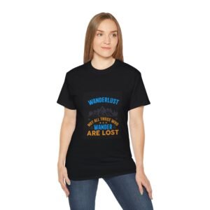 wanderlust themed t shirt