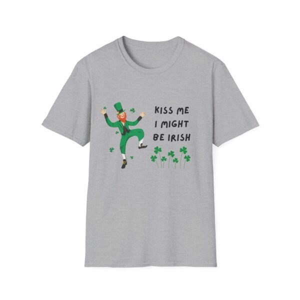 Kiss Me I Might Be Irish Unisex T-Shirt - Perfect for St. Patrick's Day Celebrations - Image 6