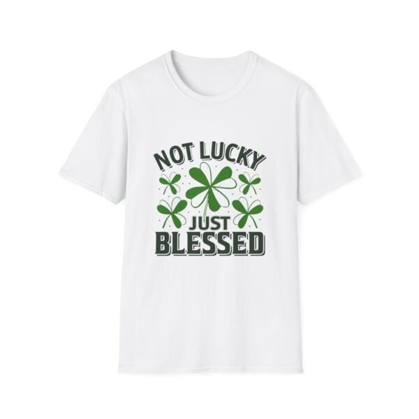 St. Patrick's Day Unisex T-Shirt - 'Not Lucky Just Blessed' Design