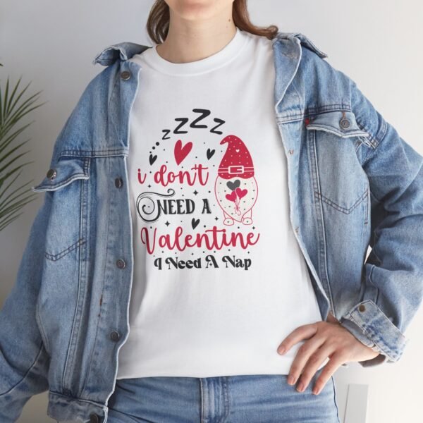 Funny Valentine's  Day Theme Unisex Heavy Cotton Tee - Image 4