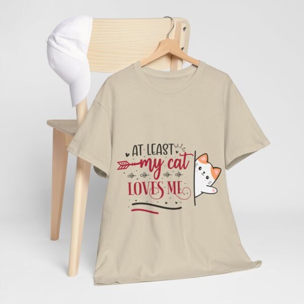 Unisex Heavy Cotton Tee with Funny Love Message - Image 13