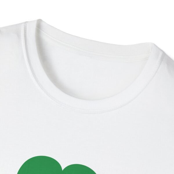 Shamrock & Rollin Unisex T-Shirt - Funny St Patricks Day Message - Image 2