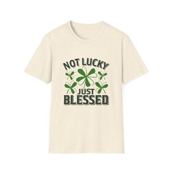 St. Patrick's Day Unisex T-Shirt - 'Not Lucky Just Blessed' Design - Image 9