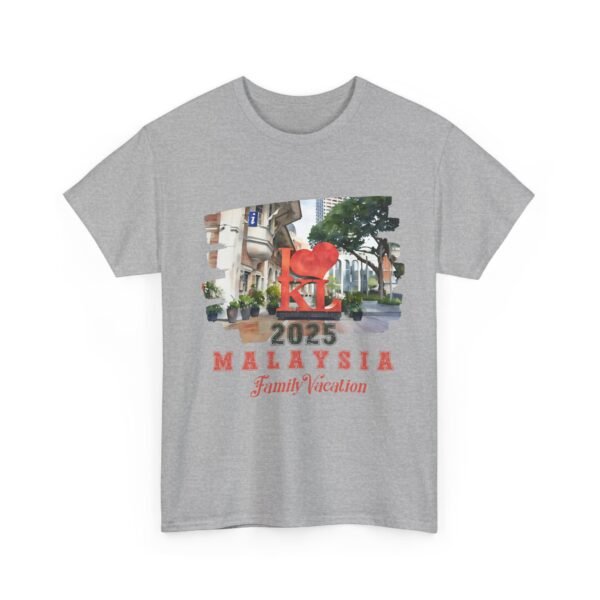 Family Vacation Malaysia 2025 Unisex Heavy Cotton Tee - Image 18