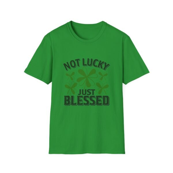 St. Patrick's Day Unisex T-Shirt - 'Not Lucky Just Blessed' Design - Image 13