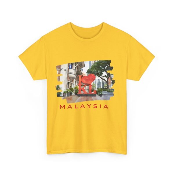 Malaysia Themed Unisex Heavy Cotton Tee - Image 13