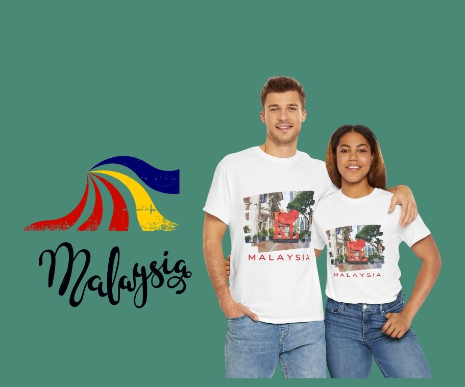 malaysia themed t shirts