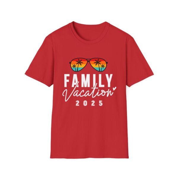 Family Vacation 2025 Unisex Softstyle T-Shirt - Perfect for Family Trips - Image 7