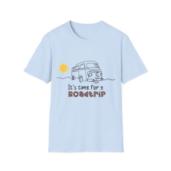 "It's Time for a Roadtrip" Unisex Softstyle T-Shirt - Perfect for Adventure Lovers! - Image 7