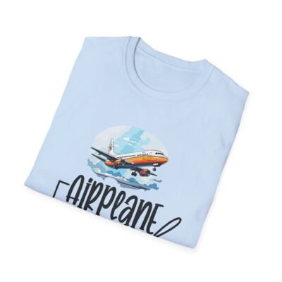 Airplane Mode Unisex Softstyle T-Shirt | Travel Enthusiast Tee - Image 4
