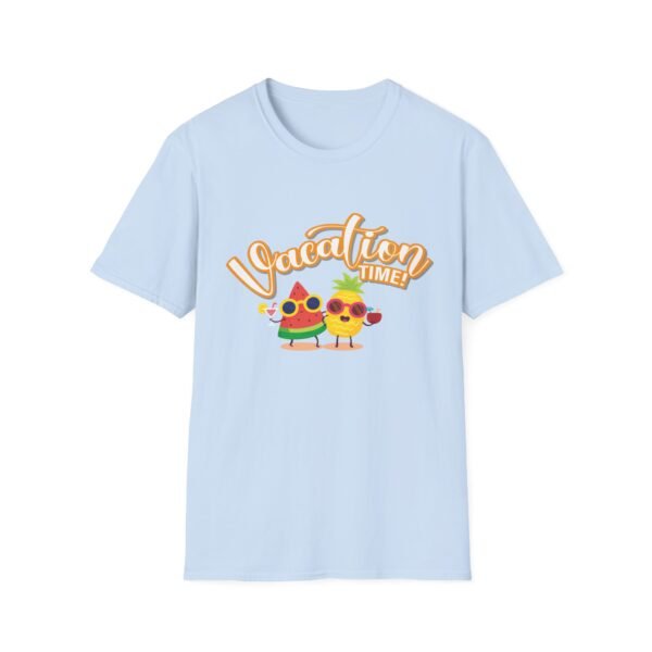 Vacation Time Unisex Softstyle T-Shirt - Fun Summer Graphic Tee - Image 9