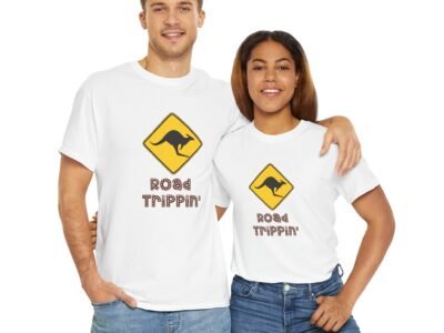 Australian Roadtrip themed t-shirt