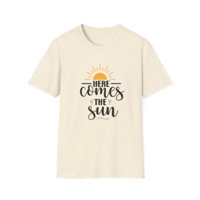 Here Comes the Sun Unisex Softstyle T-Shirt - Perfect for Summer Days - Image 8