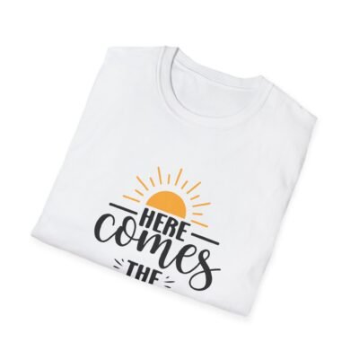 Here Comes the Sun Unisex Softstyle T-Shirt - Perfect for Summer Days - Image 2