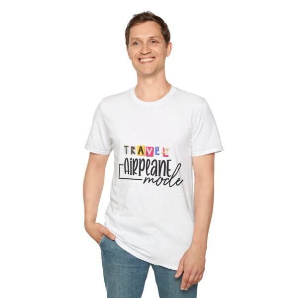 Adventurous Travel Unisex T-Shirt - Airplane Mode Design for Wanderlust Enthusiasts - Image 3