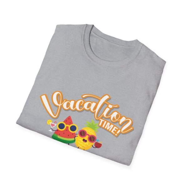 Vacation Time Unisex Softstyle T-Shirt - Fun Summer Graphic Tee - Image 8