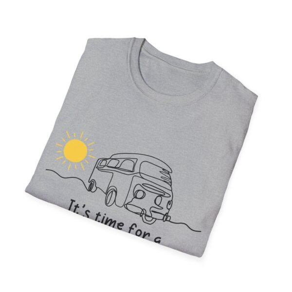 "It's Time for a Roadtrip" Unisex Softstyle T-Shirt - Perfect for Adventure Lovers! - Image 6