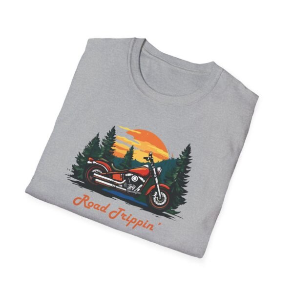 Motorbike Roadtrip Unisex T-Shirt - Adventure Travellers and Roadtrippers Theme - Image 12