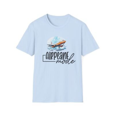 Airplane Mode Unisex Softstyle T-Shirt | Travel Enthusiast Tee - Image 3