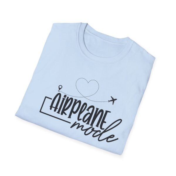 Airplane Mode Unisex Softstyle T-Shirt - Perfect for Travellers - Image 4