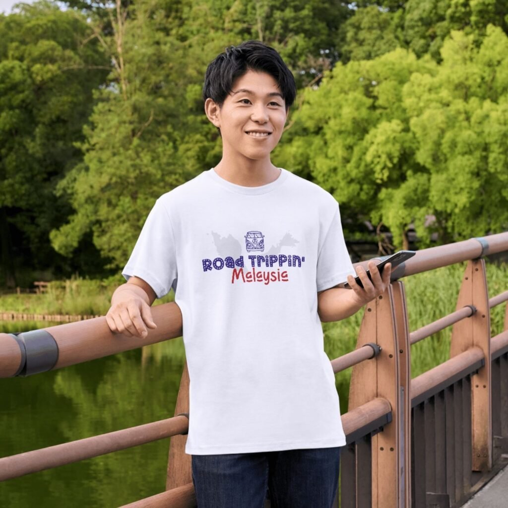 malaysia travel tee shirt for road trippers