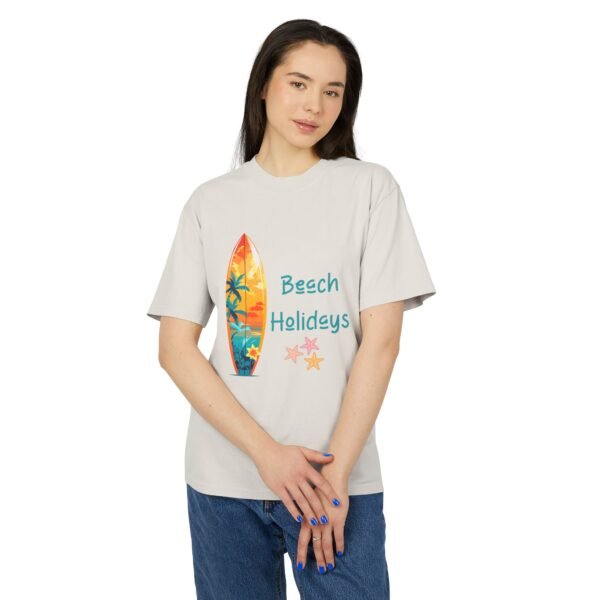 Beach Holidays Unisex Heavy Faded Tee - Perfect Summer Vibes Theme - Image 3