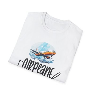 Airplane Mode Unisex Softstyle T-Shirt | Travel Enthusiast Tee - Image 2
