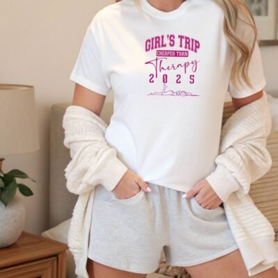 Girls Trip 2025 T-Shirt, a matching friends outfit for group travel - Image 7