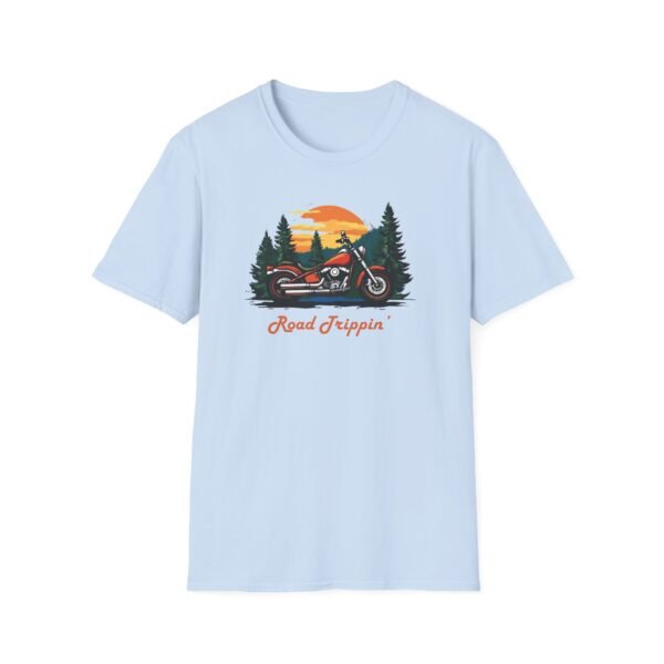 Motorbike Roadtrip Unisex T-Shirt - Adventure Travellers and Roadtrippers Theme - Image 16