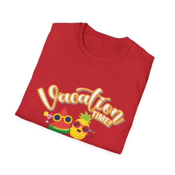 Vacation Time Unisex Softstyle T-Shirt - Fun Summer Graphic Tee - Image 16