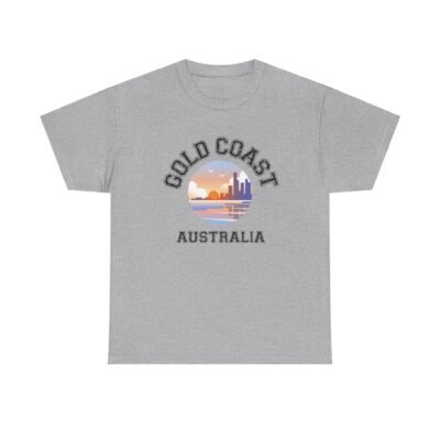 Gold Coast Australia Graphic Tee - Unisex Heavy Cotton T-Shirt - Image 16