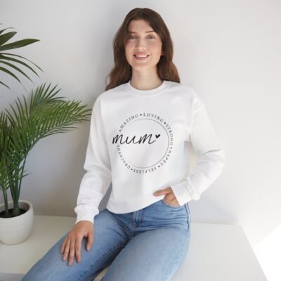 Mum Love Crewneck Sweatshirt - Amazing, Loving, Strong Design - Image 3