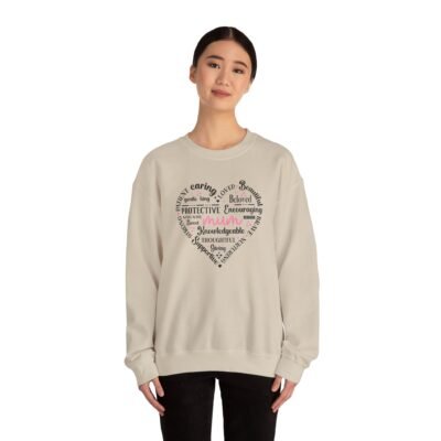 Heartfelt Mum Sweatshirt | Unisex Heavy Blend Crewneck | Perfect Gift for Mother's Day - Image 8