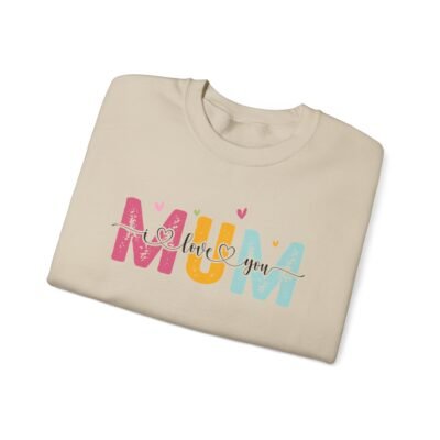 Mum Love Sweatshirt - Unisex Heavy Blend Crewneck for Mother's Day - Image 8