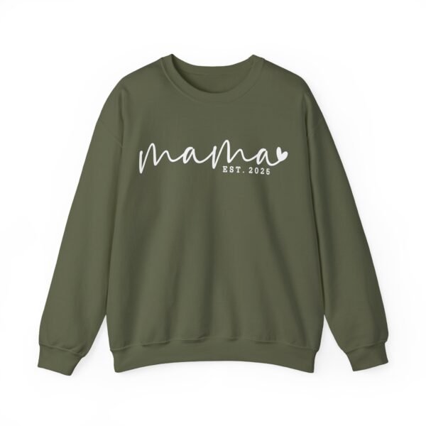 Mama Established 2025 Crewneck Sweatshirt ideal for Mother's Day - Image 5