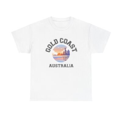 Gold Coast Australia Graphic Tee - Unisex Heavy Cotton T-Shirt