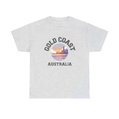 Gold Coast Australia Graphic Tee - Unisex Heavy Cotton T-Shirt - Image 8