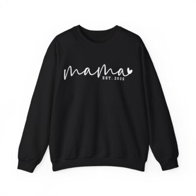 Mama Established 2025 Crewneck Sweatshirt ideal for Mother's Day