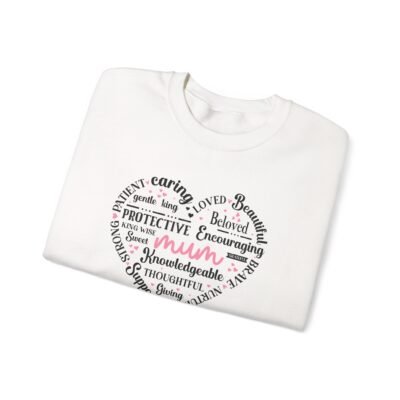 Heartfelt Mum Sweatshirt | Unisex Heavy Blend Crewneck | Perfect Gift for Mother's Day - Image 2