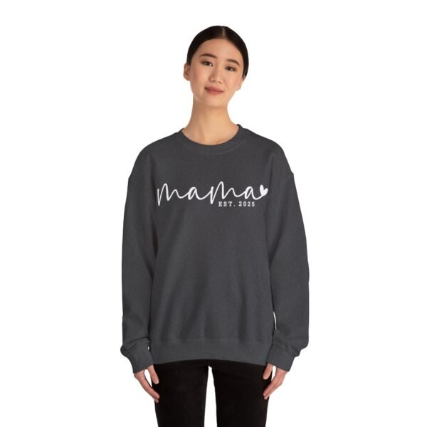 Mama Established 2025 Crewneck Sweatshirt ideal for Mother's Day - Image 12