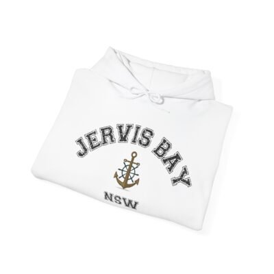 Jervis Bay New South Wales Australia Anchor Hoodie - Cozy Unisex Sweatshirt for Nautical Lovers - Image 3