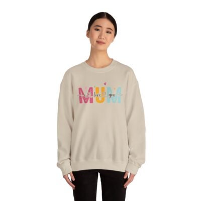 Mum Love Sweatshirt - Unisex Heavy Blend Crewneck for Mother's Day - Image 9