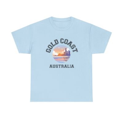 Gold Coast Australia Graphic Tee - Unisex Heavy Cotton T-Shirt - Image 24