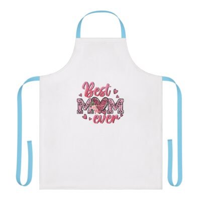 Best Mom Ever Apron with 5-Color Straps - Perfect Gift for Mother's Day and Cooking Enthusiasts - Image 5