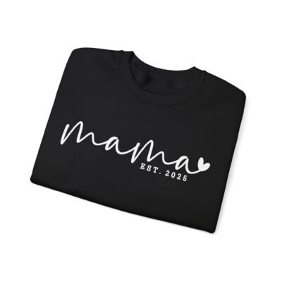 Mama Established 2025 Crewneck Sweatshirt ideal for Mother's Day - Image 2